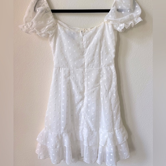 COPY - Princess Polly mikail mini dress white size 0 - Picture 11 of 13